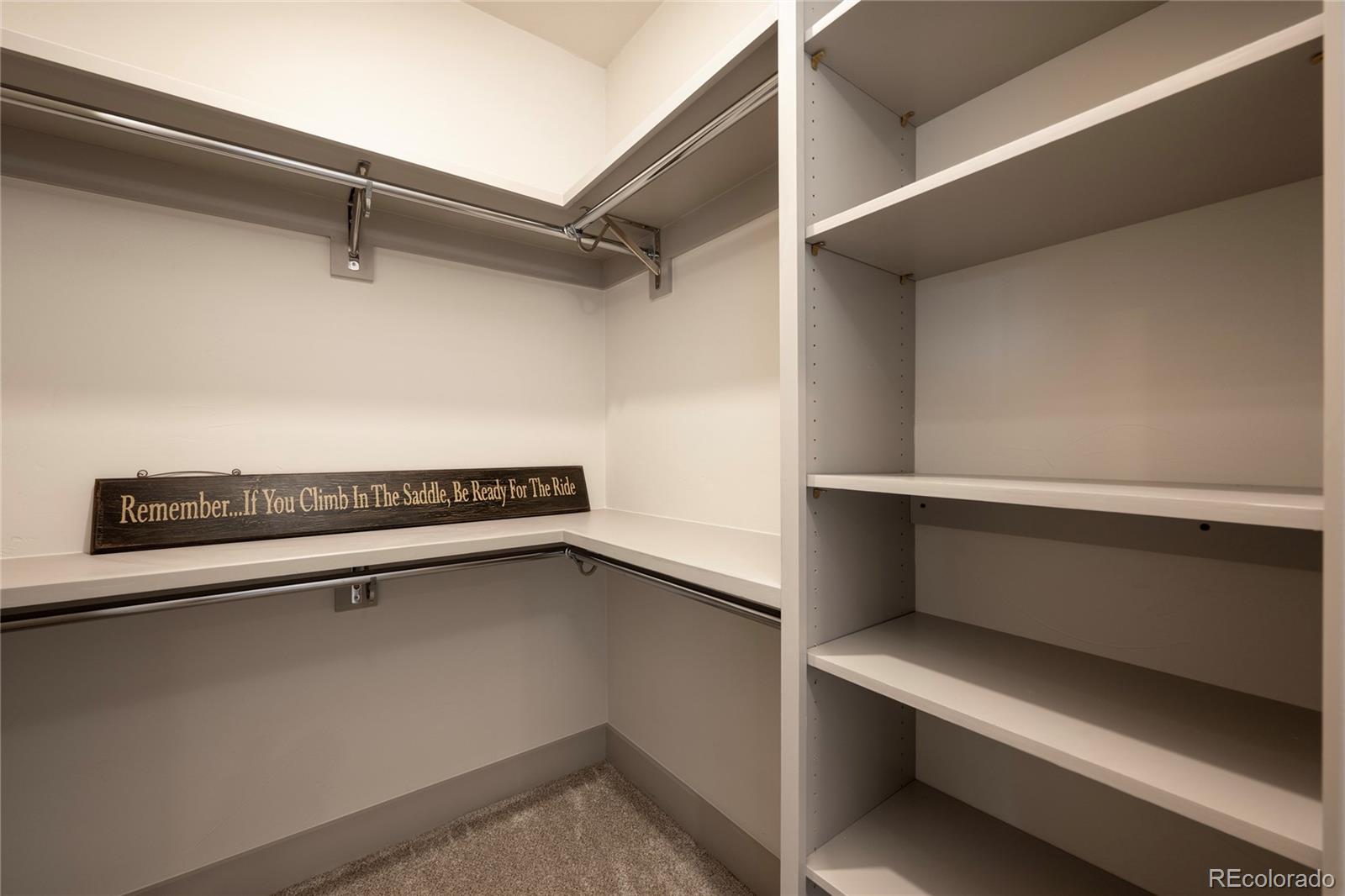 235 Eagle Ridge Circle Granby, CO 80446 - Photo 19 of 34 a storage room with empty racks