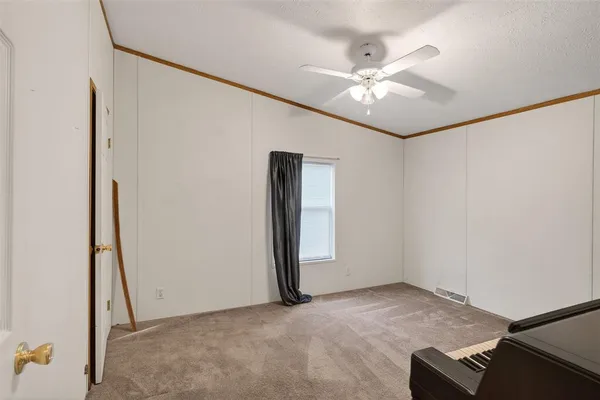a bathroom with a sink vanity and a mirror