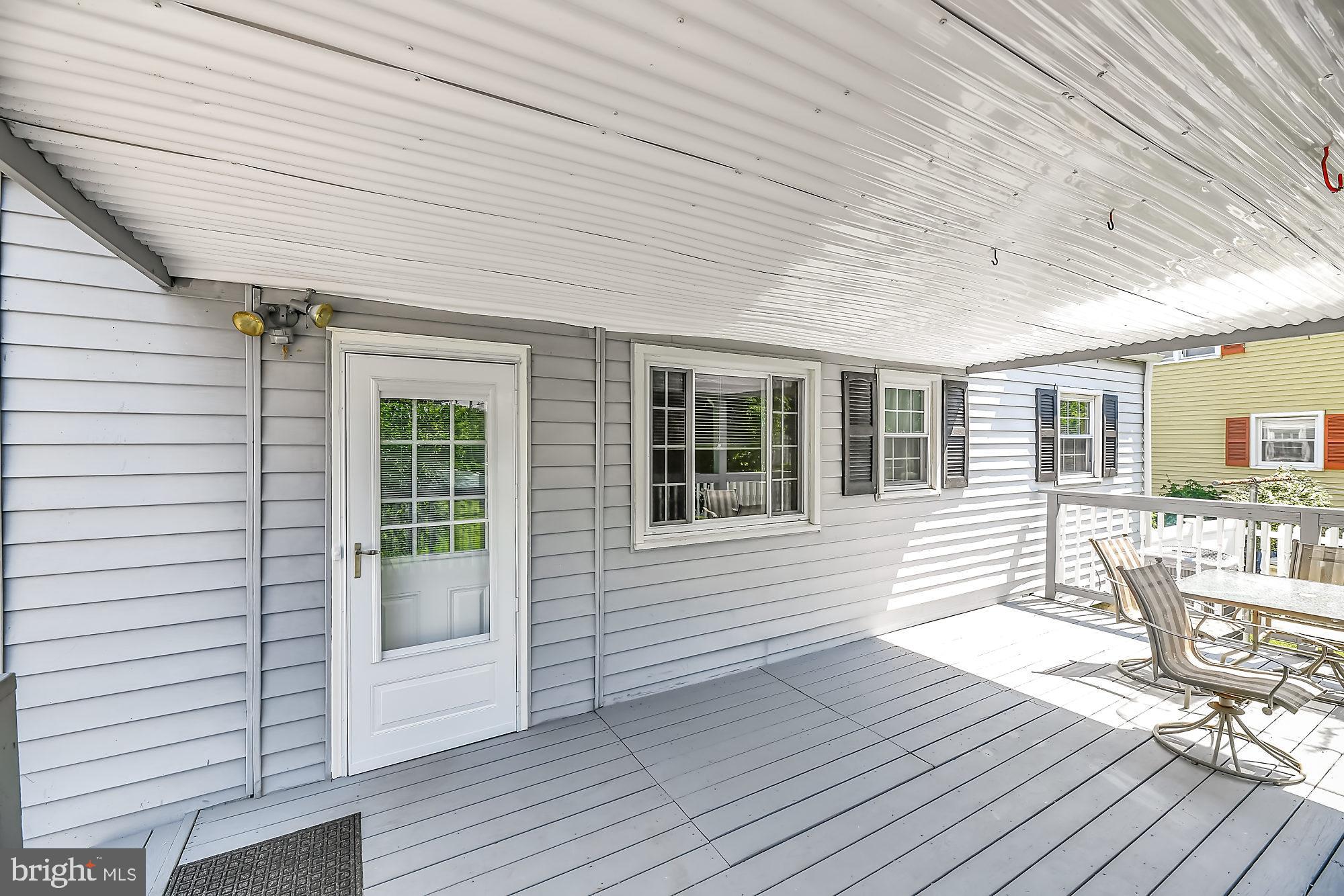 1710 Cape May Road Baltimore, MD 21221 - Photo 29 of 35 Covered Rear Deck