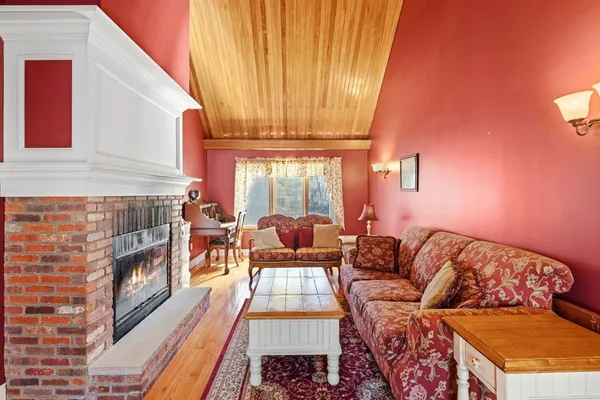 workspace with wooden floor and windows