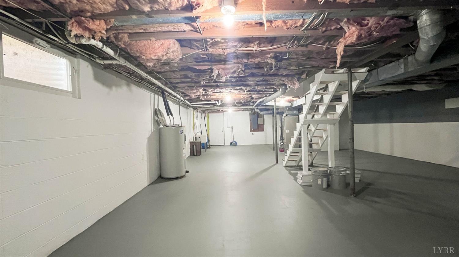 751 Long Island Road Gladys, VA 24554 - Photo 51 of 63 a view of a water heater room with a garage