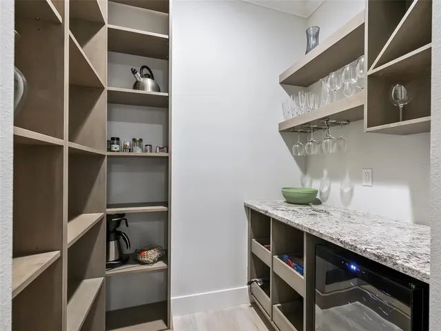 a view of storage and utility room