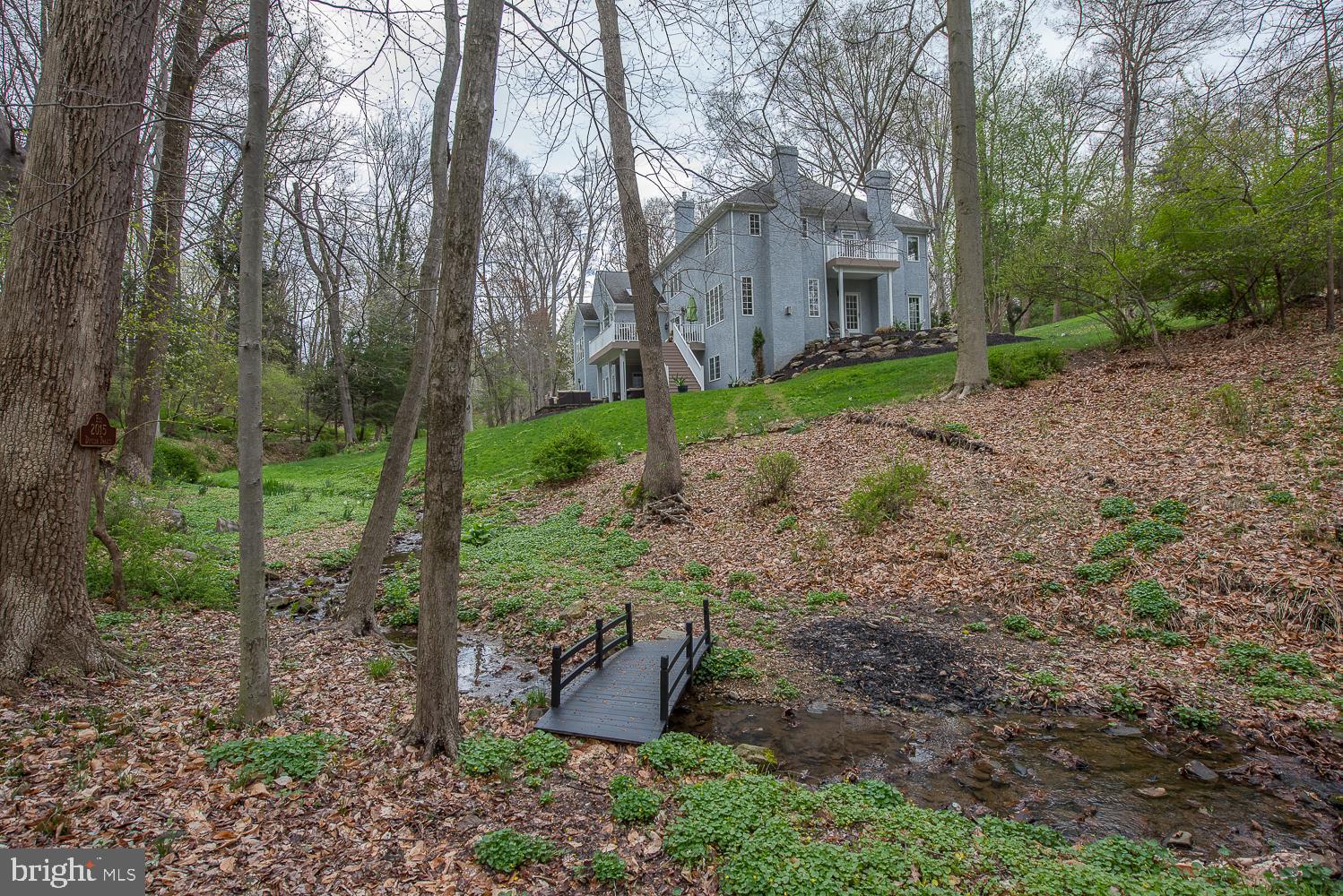 415 Darlington Road Media, PA 19063 - Photo 89 of 103 Rear Yard with creek