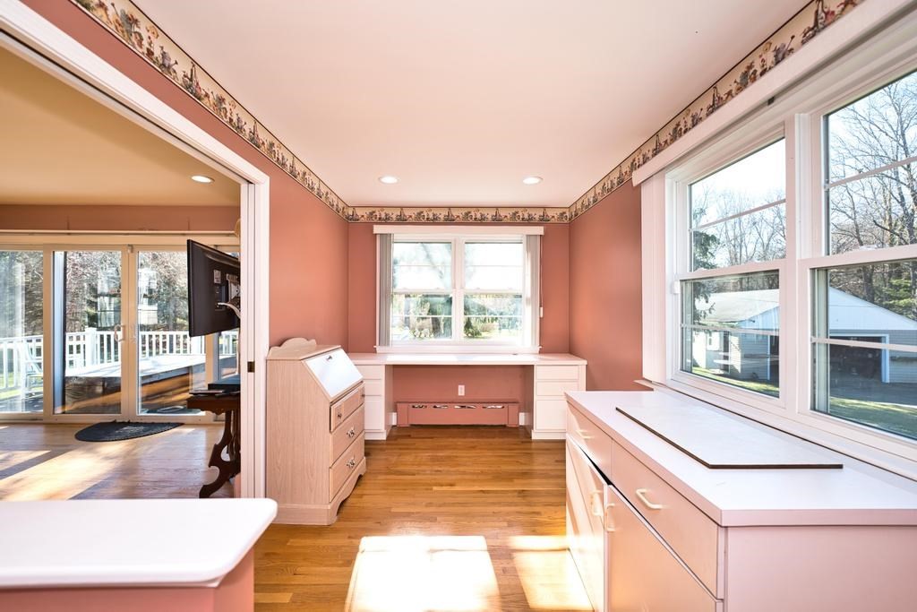 222 Blossom Road Westport, MA 02790 - Photo 13 of 37 a bathroom with a tub sink and large window