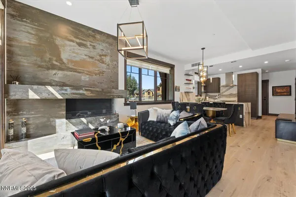 a kitchen with granite countertop lots of counter top space