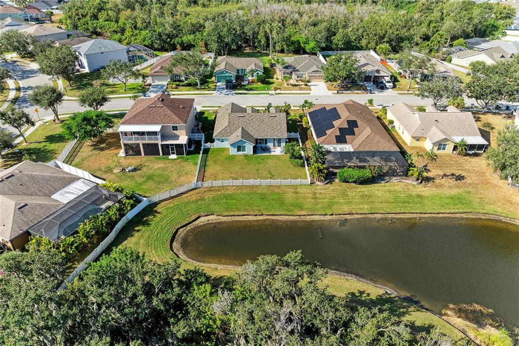 4608 Oliver Manor Drive Parrish, FL 34219 - Photo 44 of 45 an aerial view of residential houses with outdoor space and swimming pool
