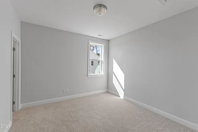 a view of a livingroom with a window