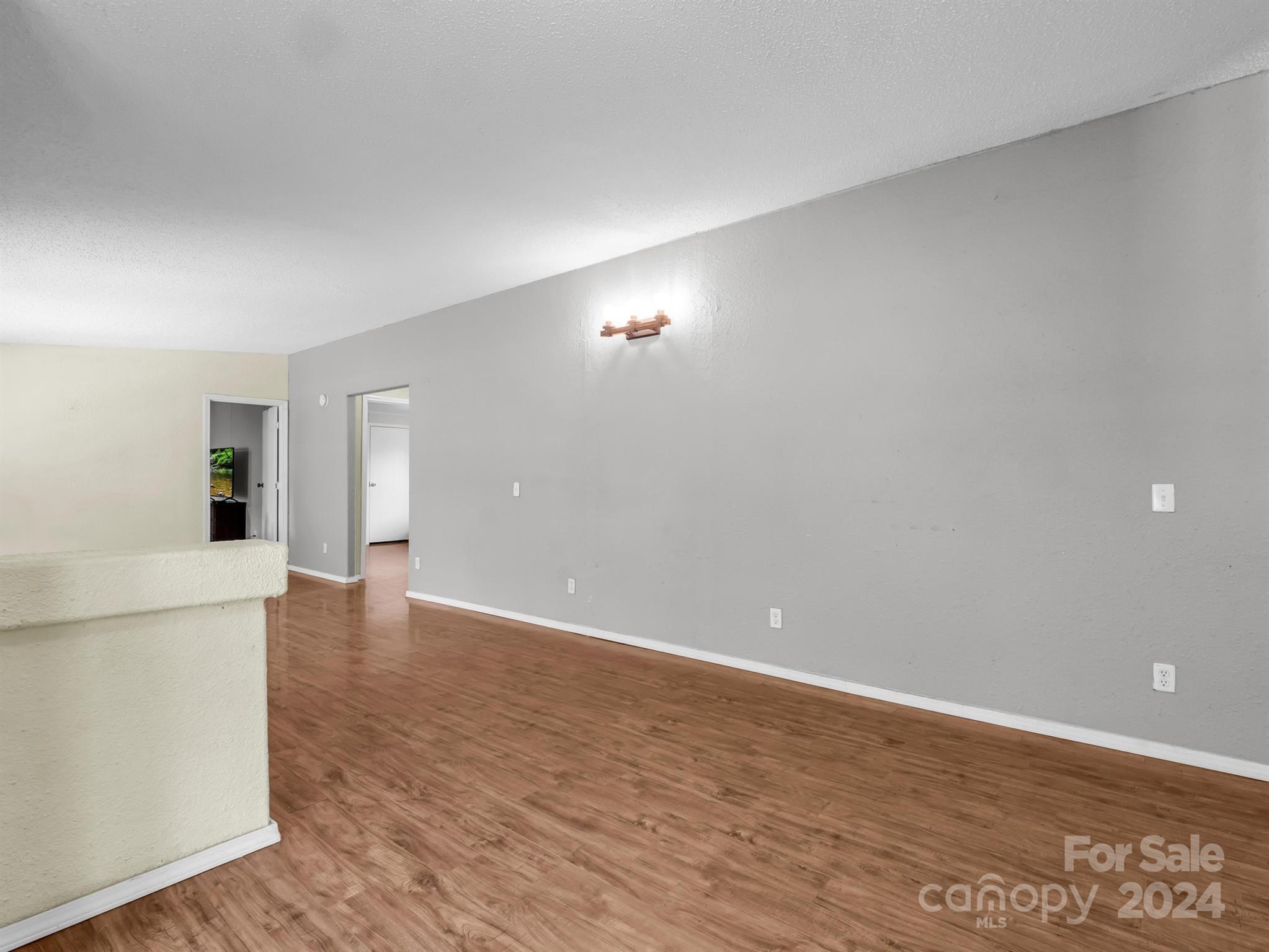 293 Bane Road Mills River, NC 28759 - Photo 16 of 48 wooden floor in an empty room with a window