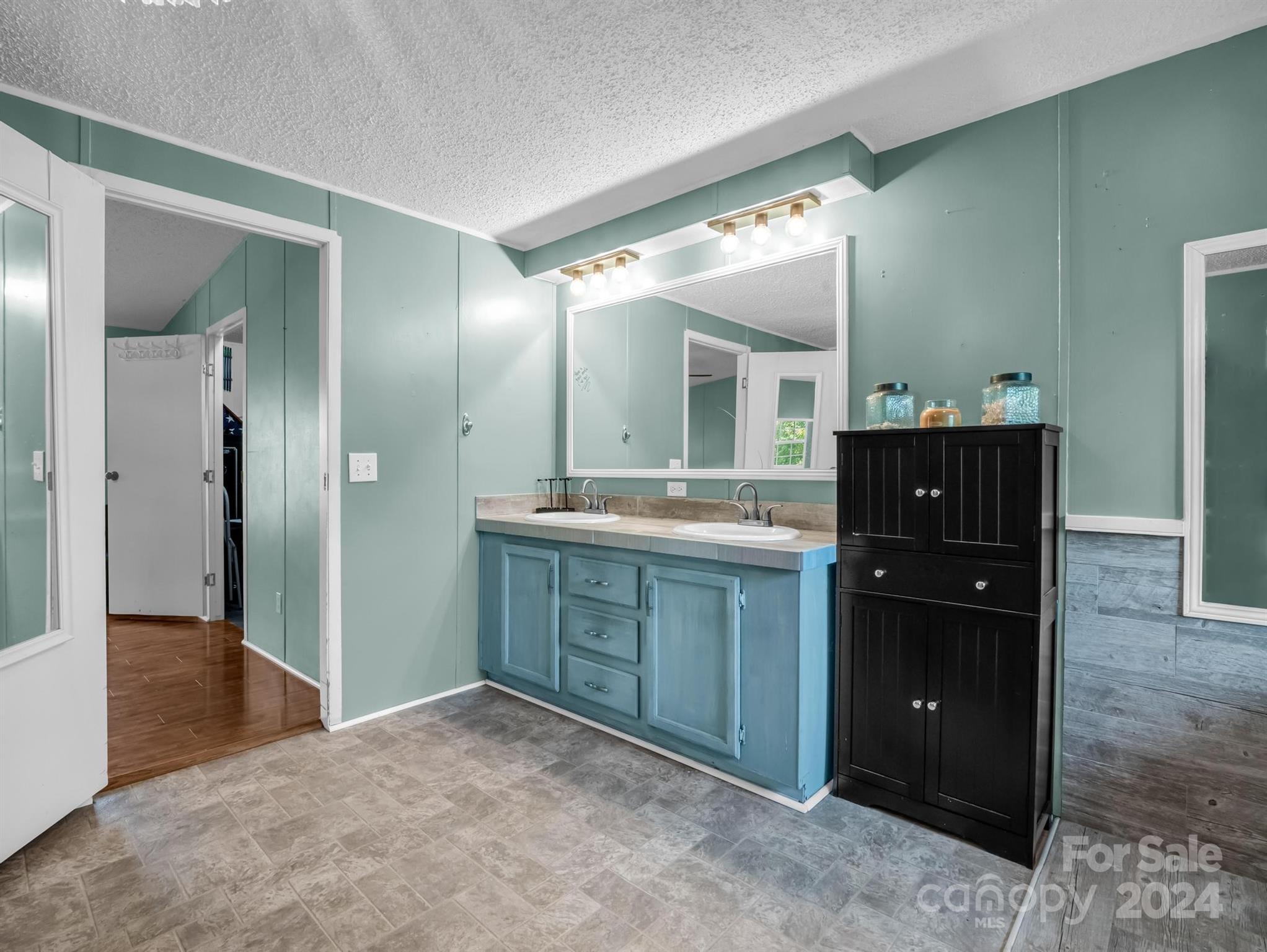 293 Bane Road Mills River, NC 28759 - Photo 22 of 48 a bathroom with a sink and a mirror