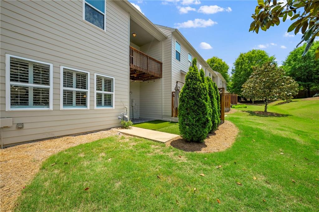 3628 Ashcroft Bend Atlanta, GA 30319 - Photo 42 of 44 a house view with a garden space