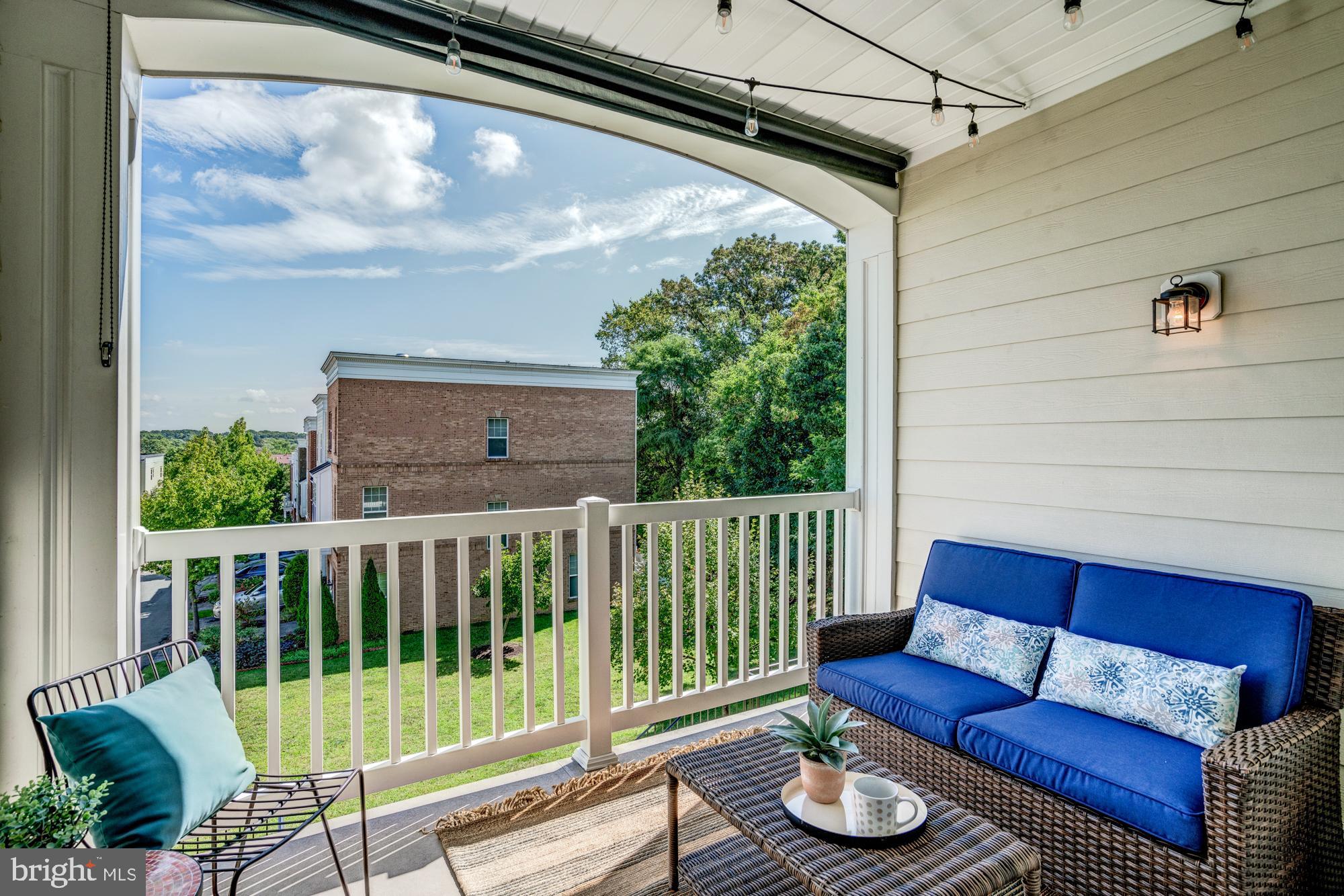 11706 Leesborough Circle, Unit 11706 Silver Spring, MD 20902 - Photo 23 of 39 Beautiful balcony with tree lined views