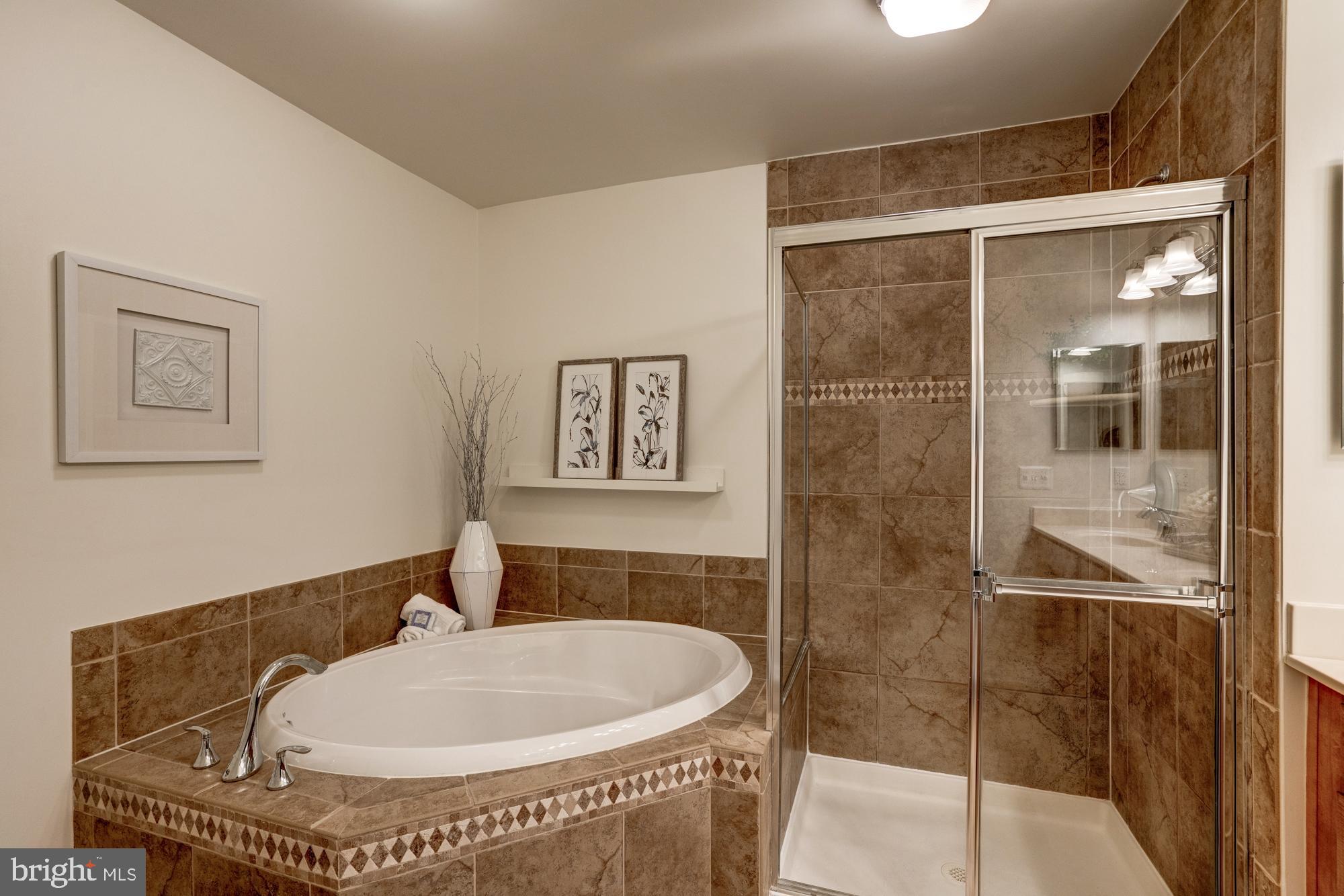 11706 Leesborough Circle, Unit 11706 Silver Spring, MD 20902 - Photo 32 of 39 Beautiful tiled soaking tub