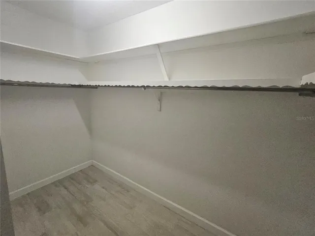 a view of a room with closet
