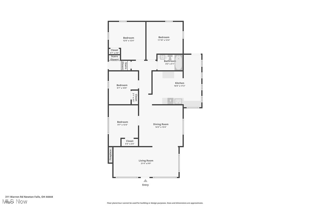 311 Warren Road Newton Falls, OH 44444 - Photo 29 of 30 Floor plan