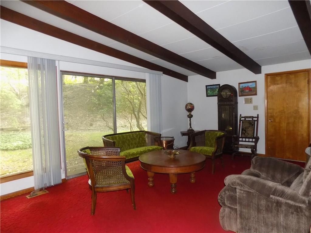 250 Byron Road Pittsburgh, PA 15237 - Photo 4 of 20 Living Room Open Concept Beamed 10 + Ceilings