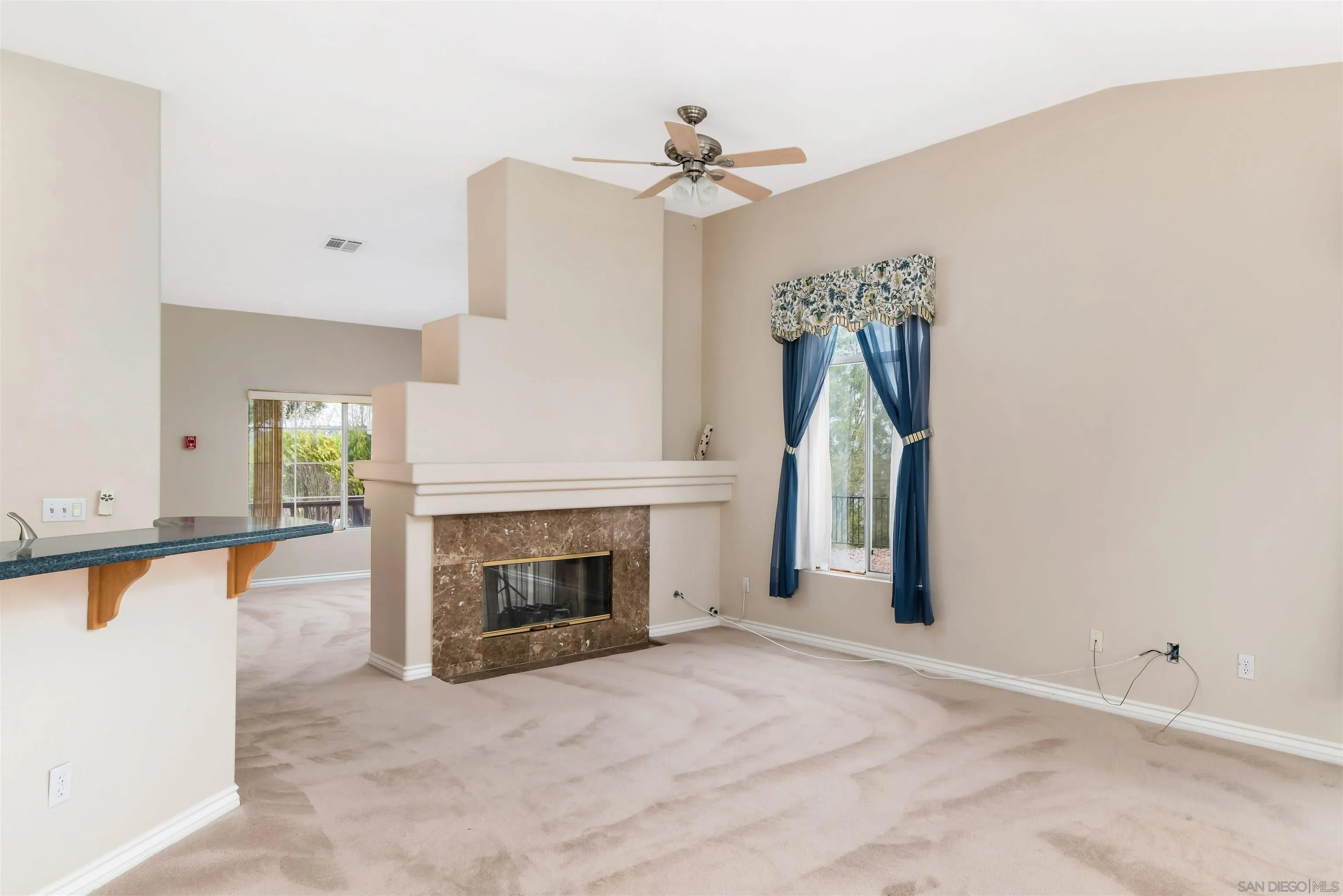 2002 Snapdragon Lane Alpine, CA 91901 - Photo 5 of 25 a view of an empty room with a fireplace