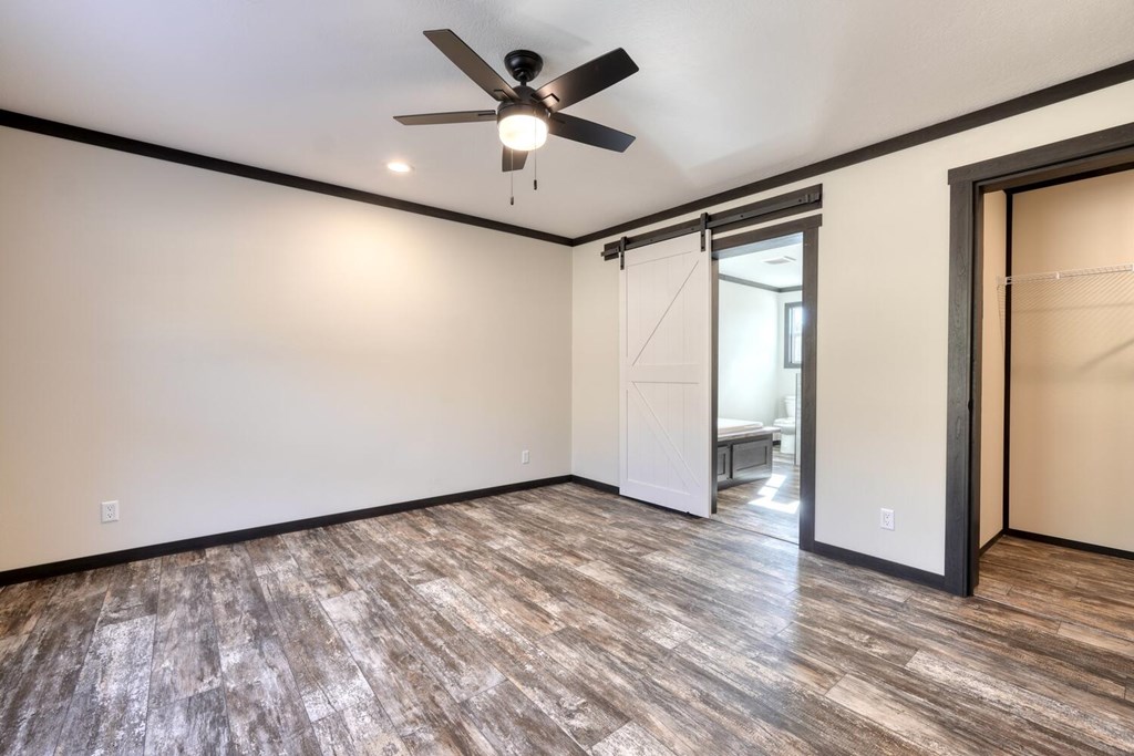 2045 Upper Bell Creek Road Hiawassee, GA 30546 - Photo 22 of 47 wooden floor in an empty room