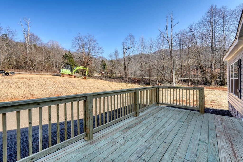2045 Upper Bell Creek Road Hiawassee, GA 30546 - Photo 36 of 47 a view of a wooden deck
