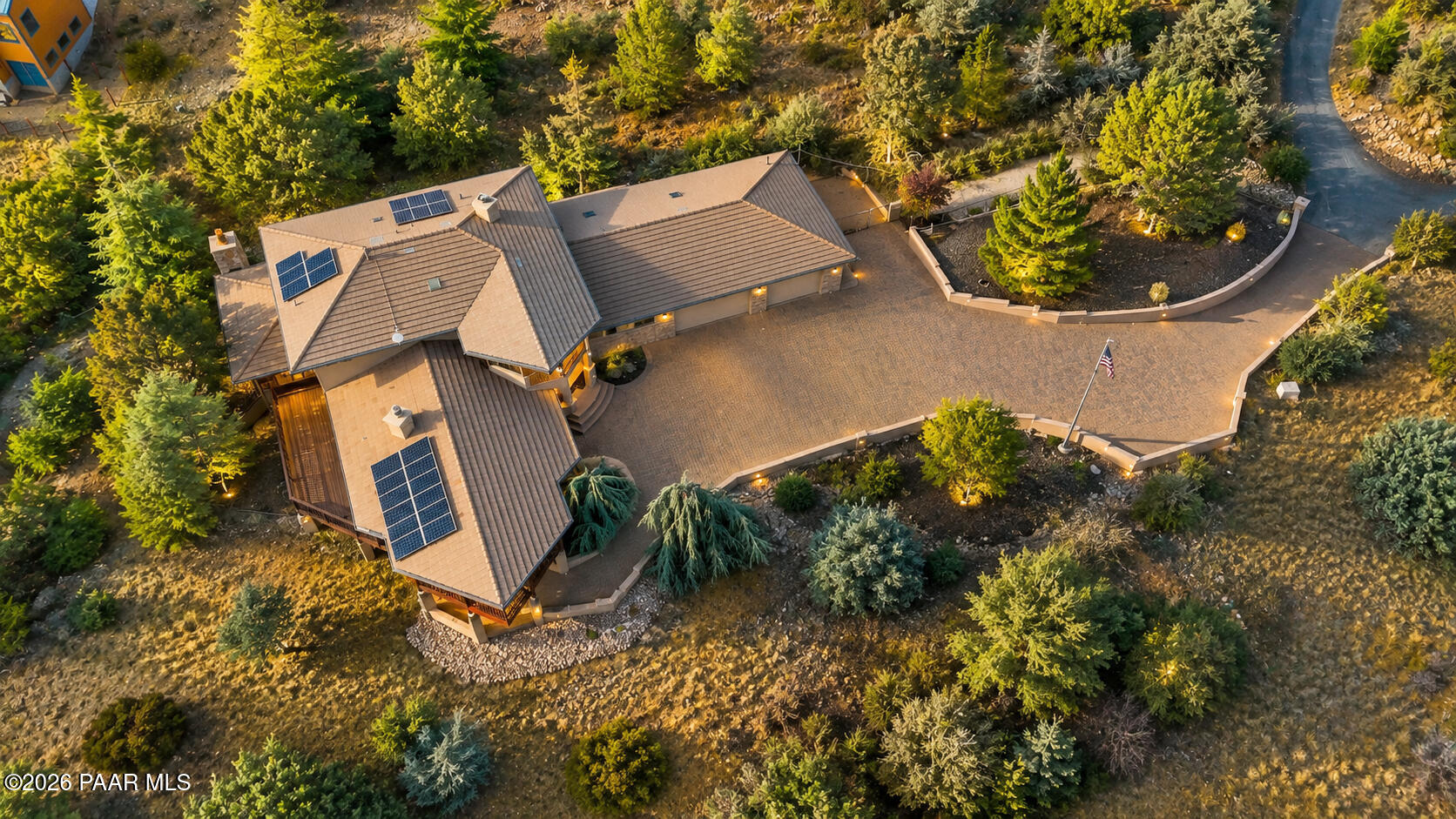 1515 Happy Valley Road Prescott, AZ 86305 - Photo 4 of 52 Aerial Driveway