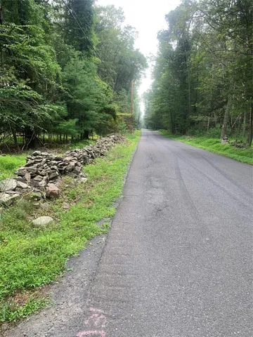 a view of a pathway with a yard