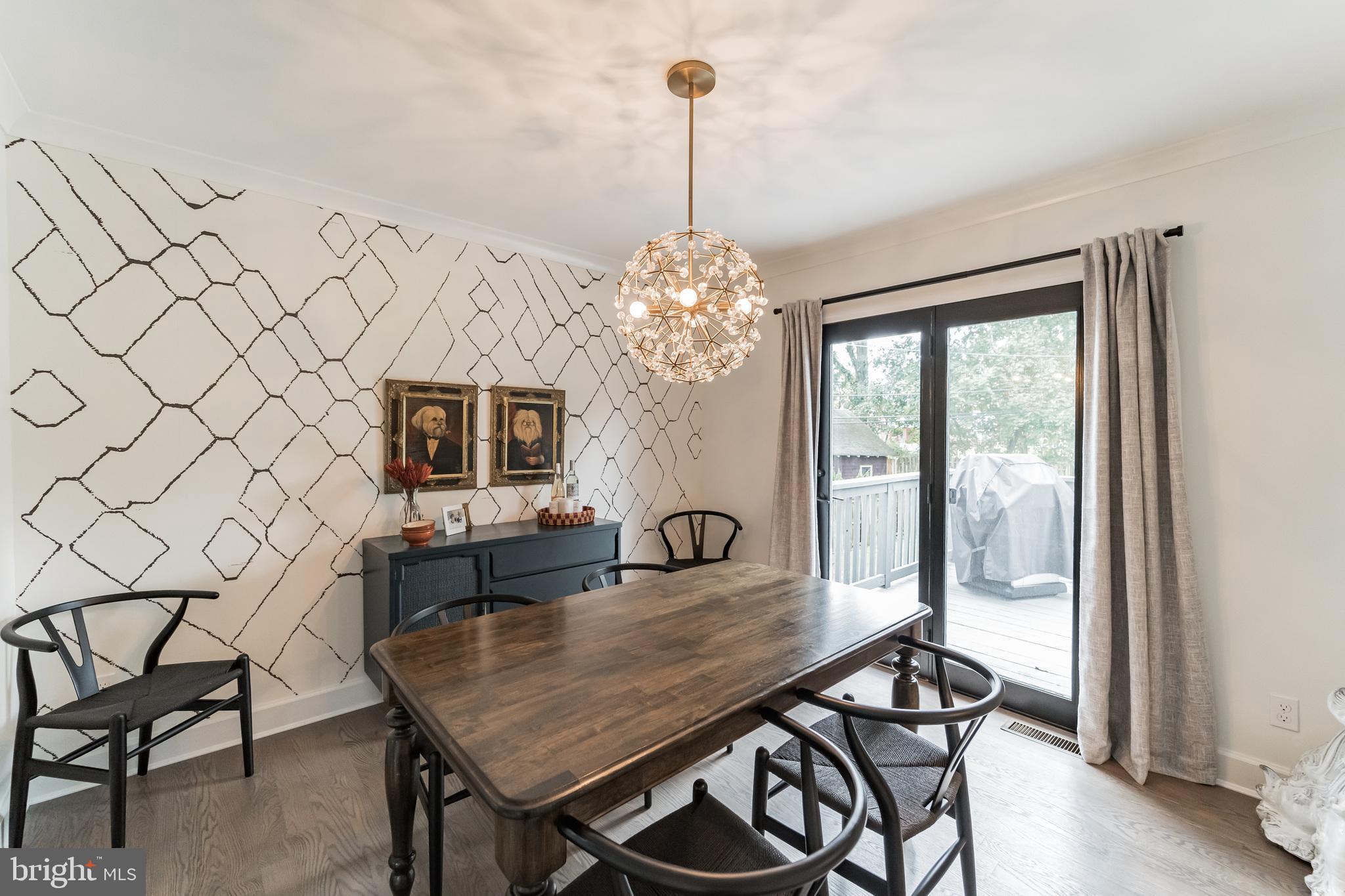 116 Overhill Road Springfield, PA 19064 - Photo 6 of 29 Dining Area w/ sliders to deck