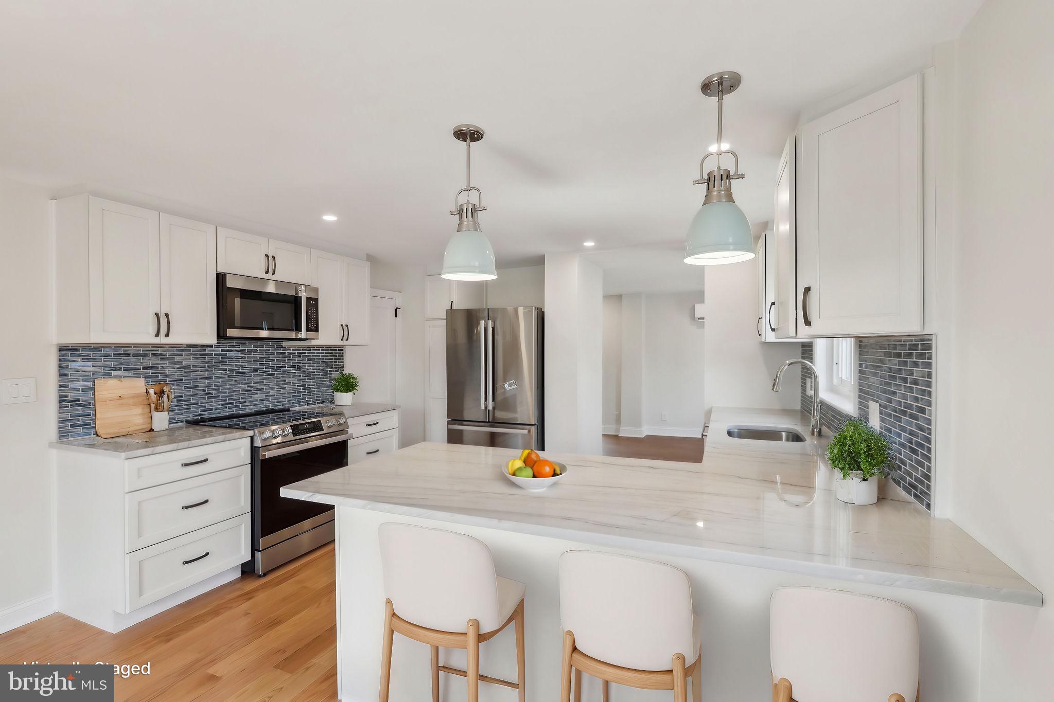 607 Fairview Road Swarthmore, PA 19081 - Photo 16 of 63 Virtually Staged: Kitchen