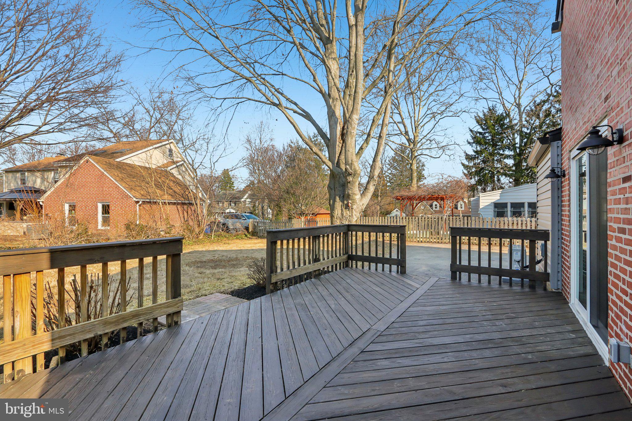 607 Fairview Road Swarthmore, PA 19081 - Photo 30 of 63 Newly stained deck