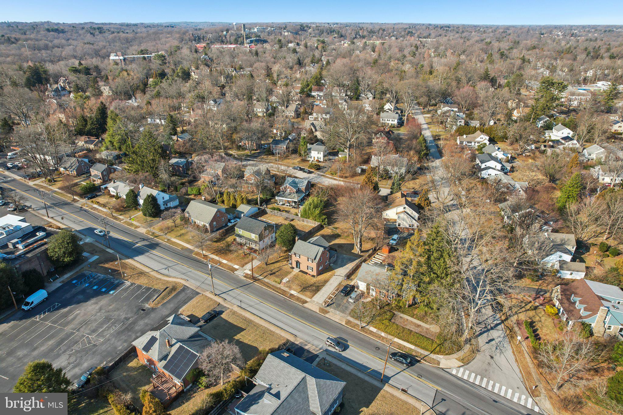 607 Fairview Road Swarthmore, PA 19081 - Photo 60 of 63 an aerial view of multiple house