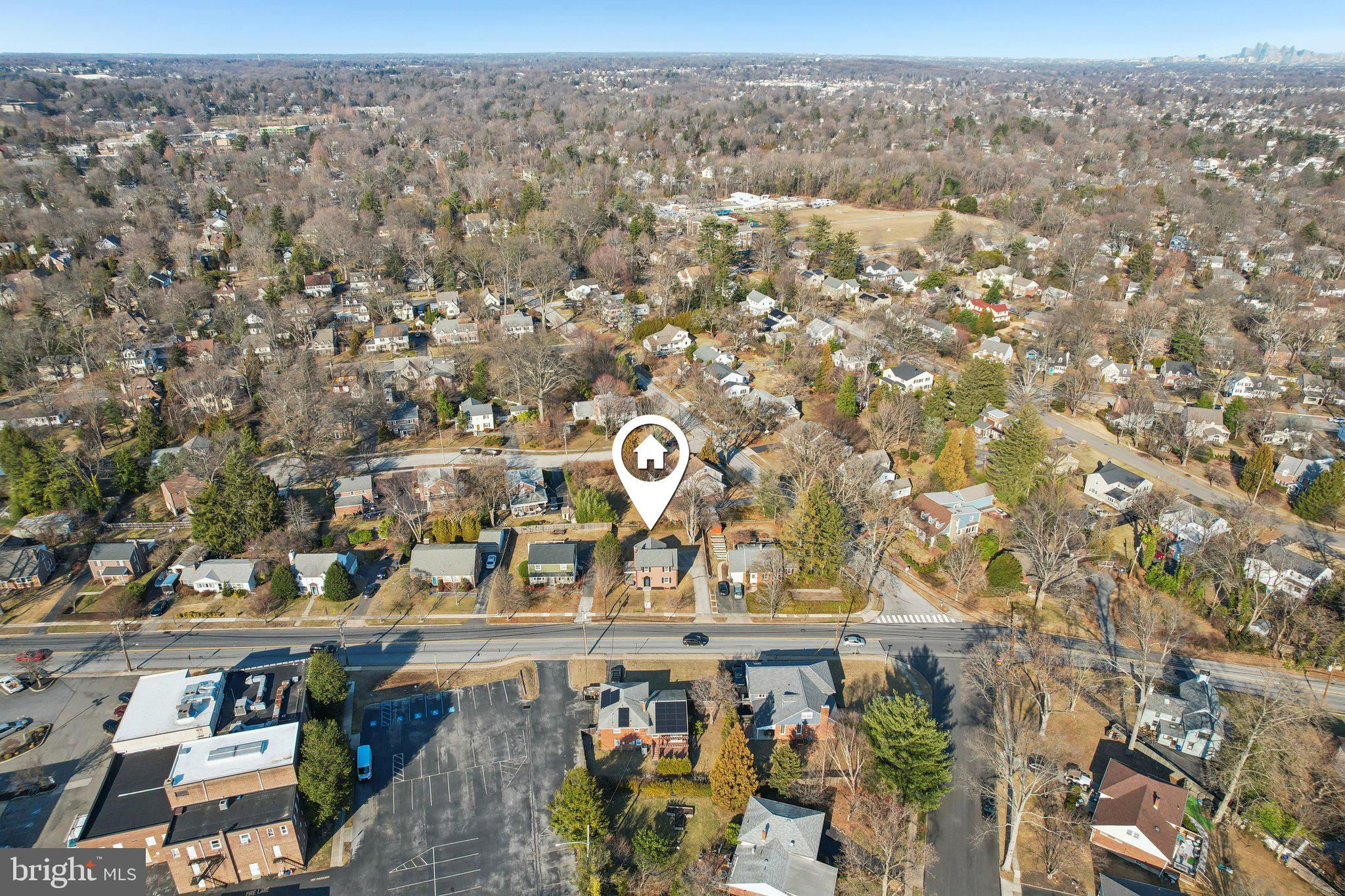 607 Fairview Road Swarthmore, PA 19081 - Photo 61 of 63 an aerial view of multiple house