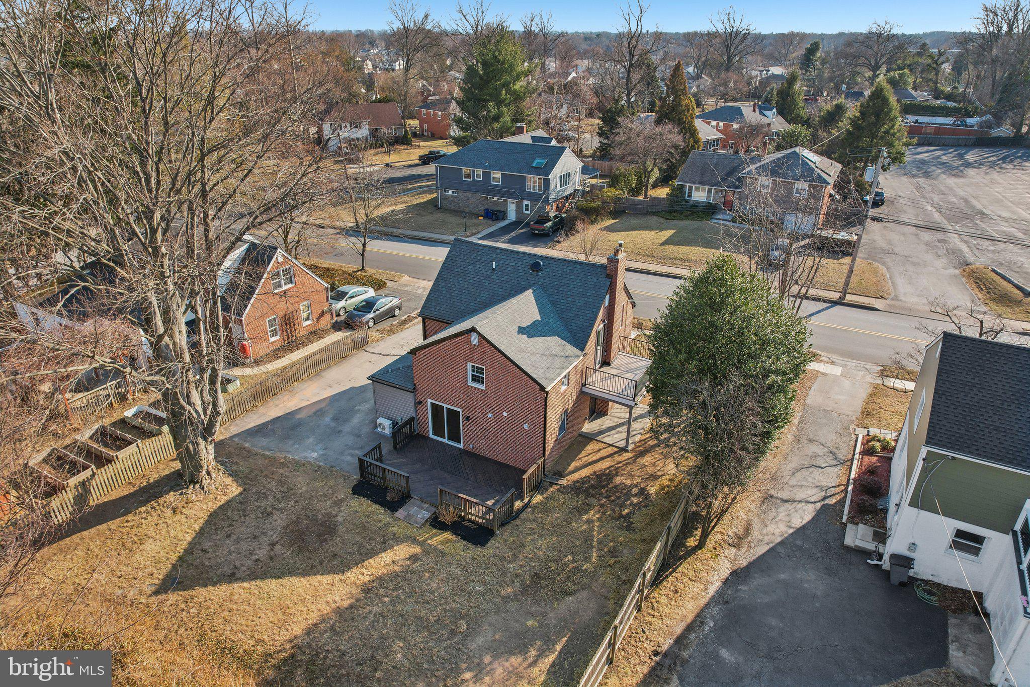 607 Fairview Road Swarthmore, PA 19081 - Photo 63 of 63 an aerial view of a house with a yard