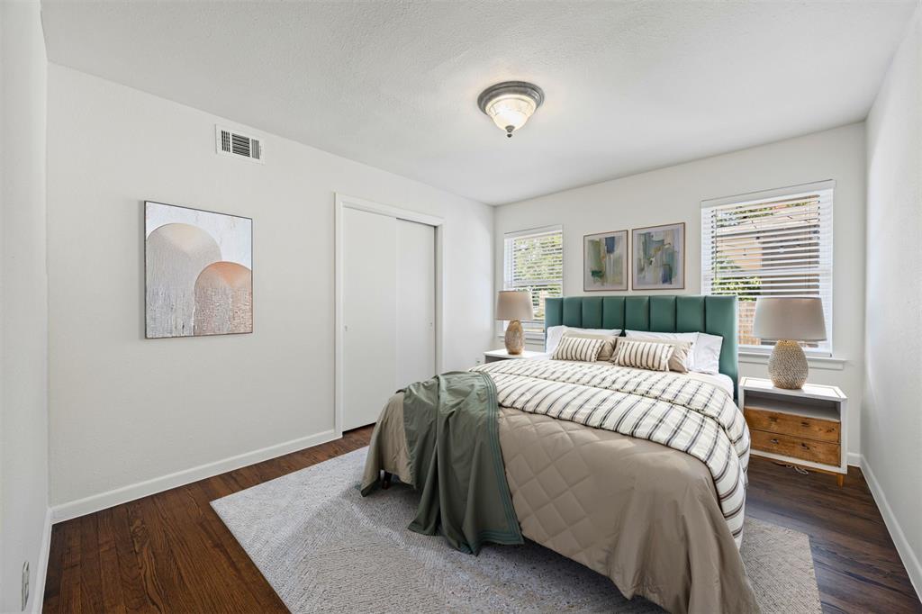 1630 Loree Drive Dallas, TX 75228 - Photo 14 of 20 a bedroom with a bed and a window