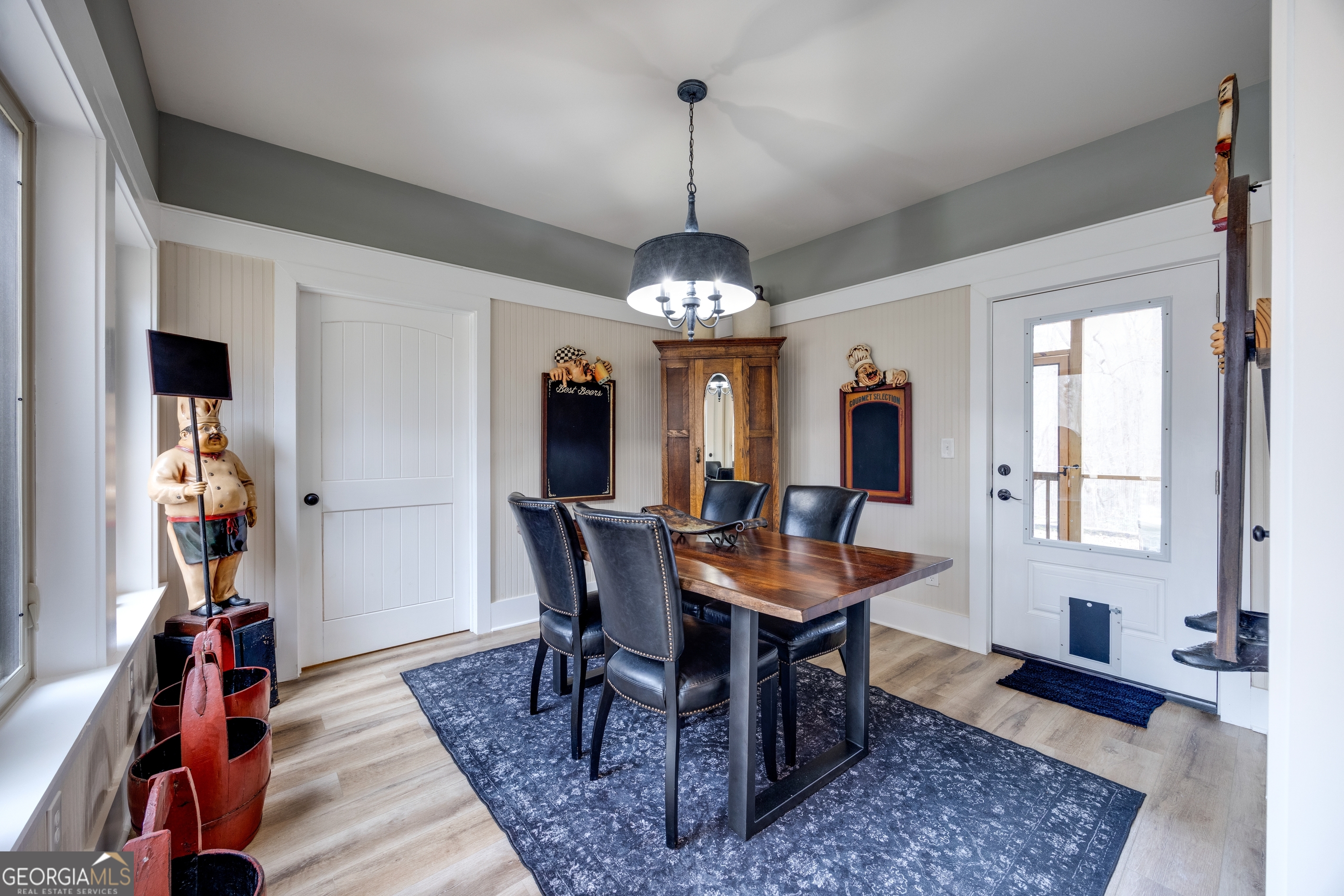 65 Eagle Bluff Road Menlo, GA 30731 - Photo 10 of 42 a dining room with furniture window and wooden floor