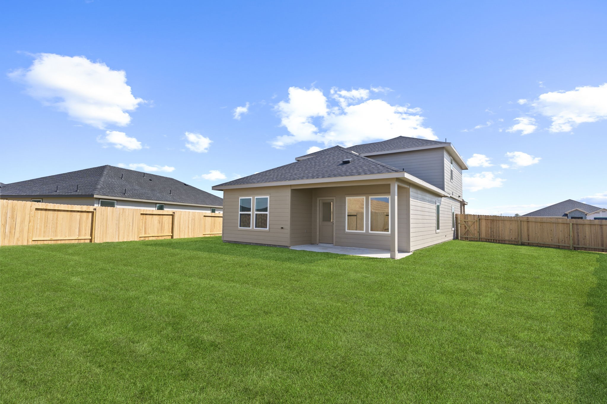 9019 Rose Water Iowa Colony, TX 77583 - Photo 27 of 44 a view of a house with a yard