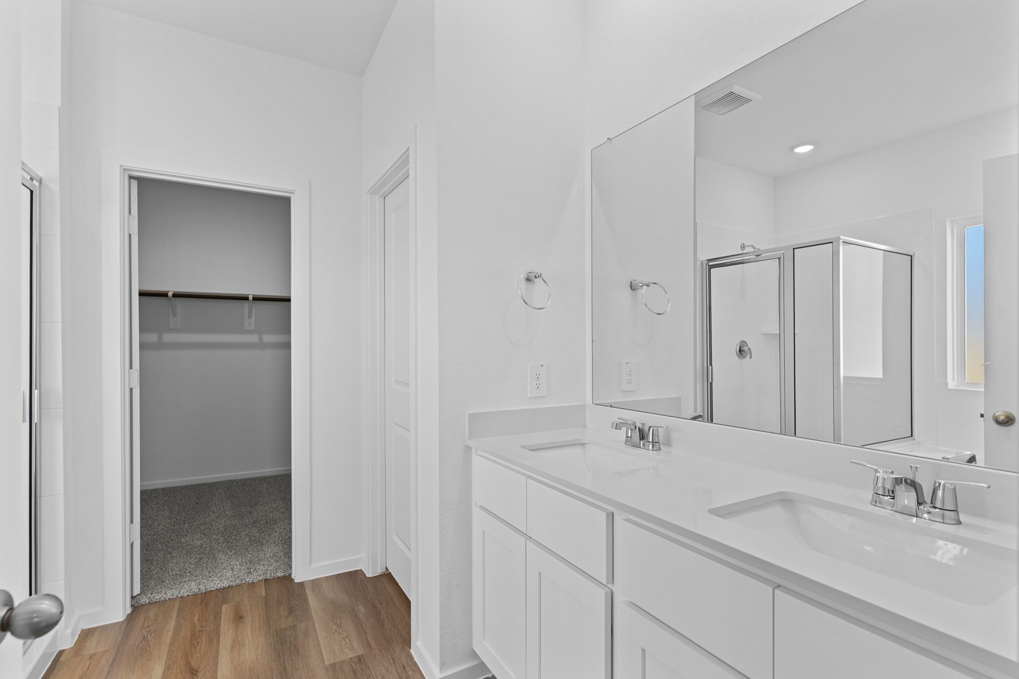 9019 Rose Water Iowa Colony, TX 77583 - Photo 30 of 44 a bathroom with a sink and a mirror