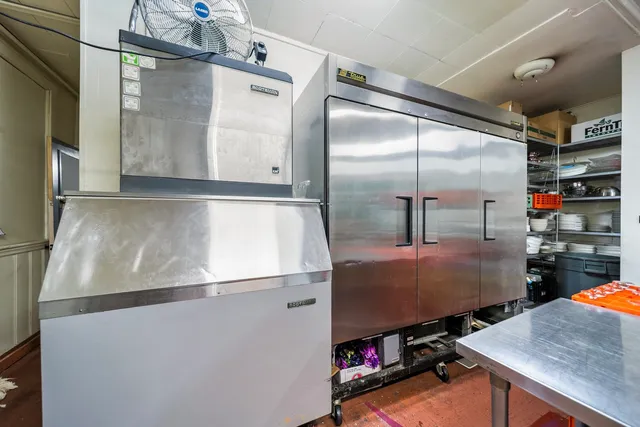 a room with storage and utility