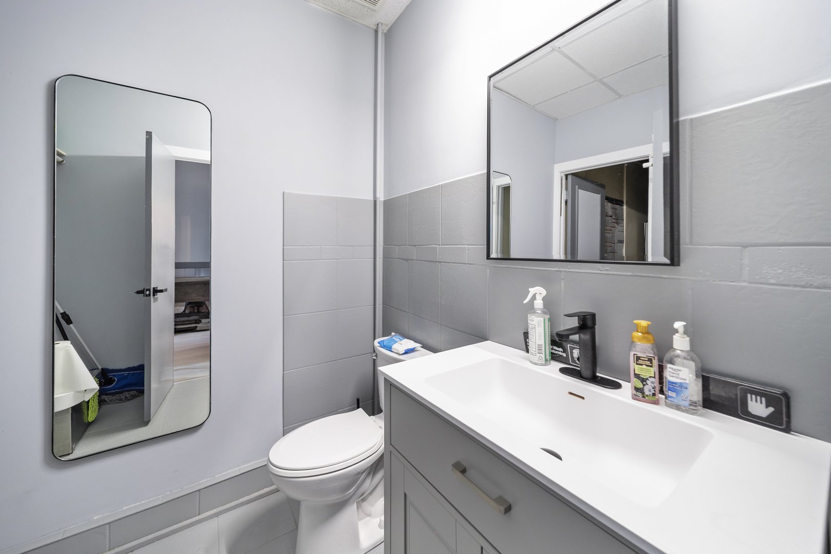 6155 West Fullerton Avenue Chicago, IL 60639 - Photo 31 of 43 a bathroom with a sink toilet and shower