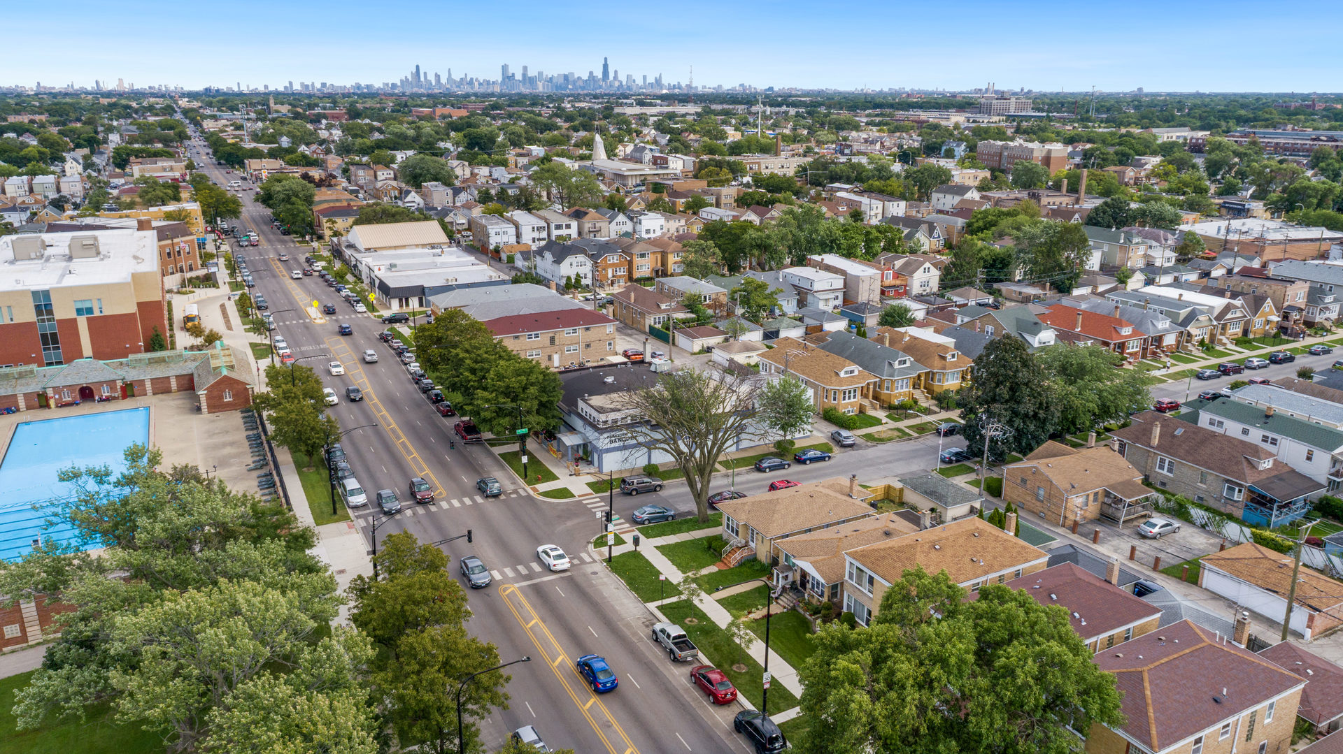 6155 West Fullerton Avenue Chicago, IL 60639 - Photo 33 of 43 an aerial view of a city