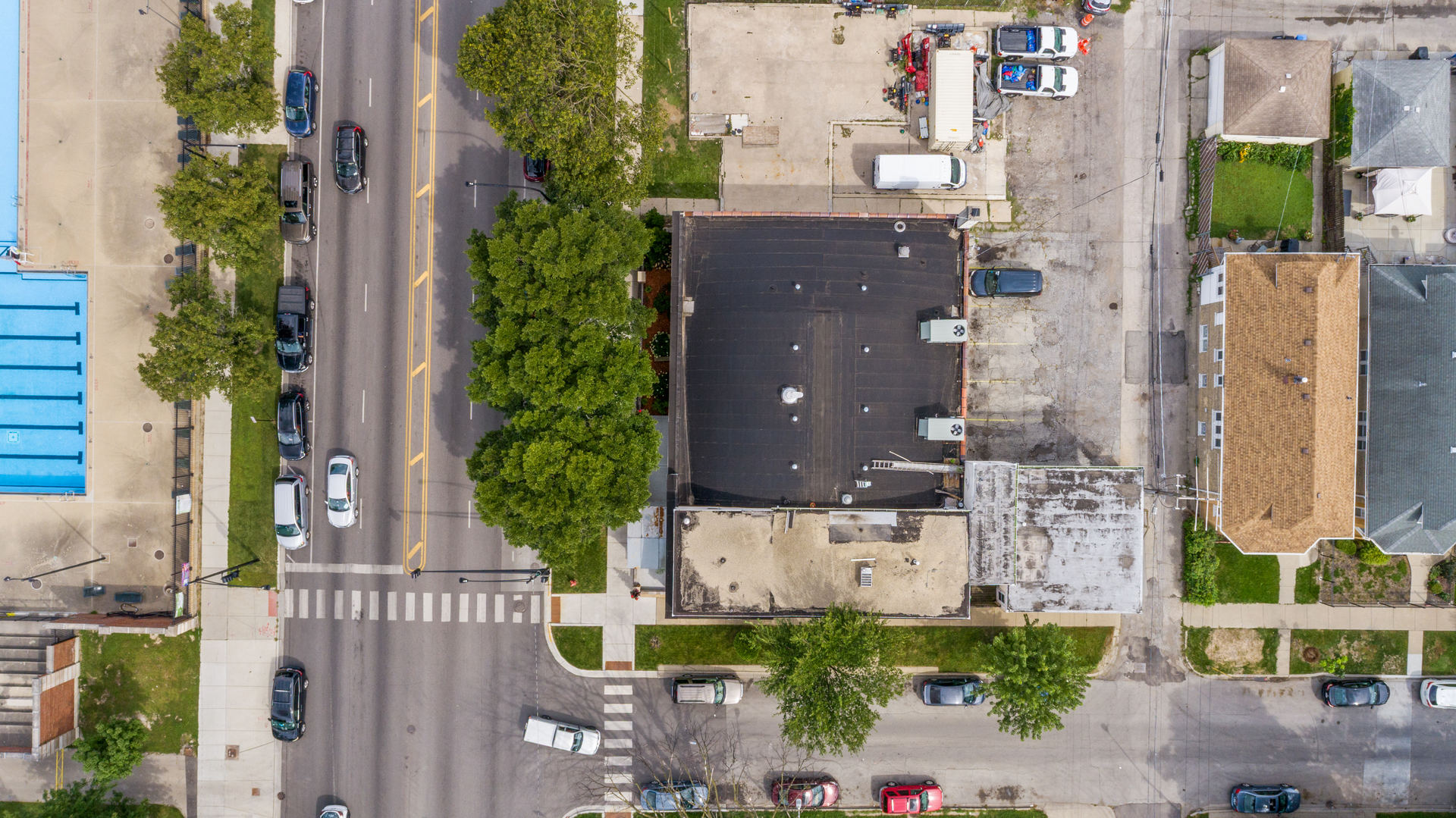 6155 West Fullerton Avenue Chicago, IL 60639 - Photo 34 of 43 aerial view of a house with a garden