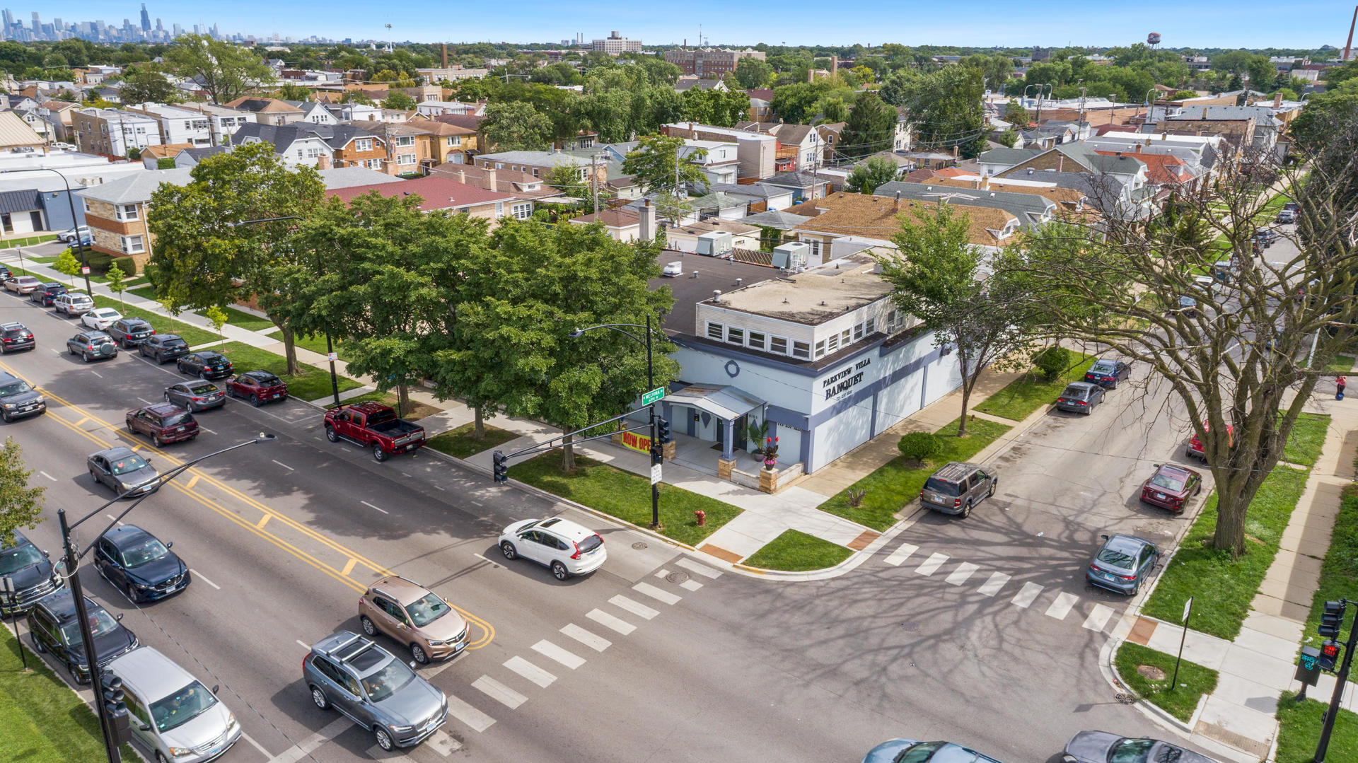 6155 West Fullerton Avenue Chicago, IL 60639 - Photo 39 of 43 an aerial view of residential house with outdoor space