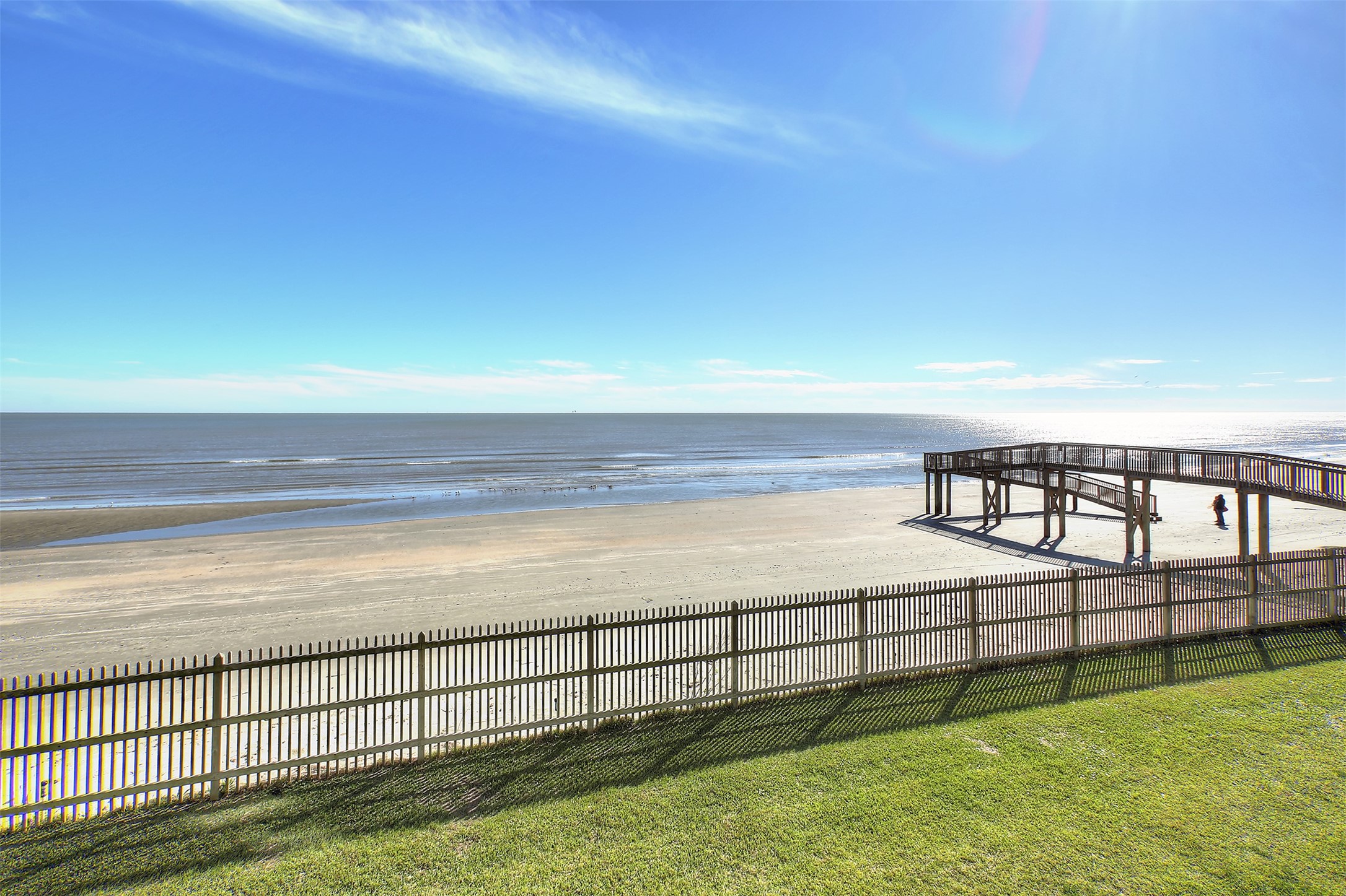 10811 Termini-San Luis Pass Road, Unit 2112 Galveston, TX 77554 - Photo 12 of 22 a view of outdoor space and ocean view