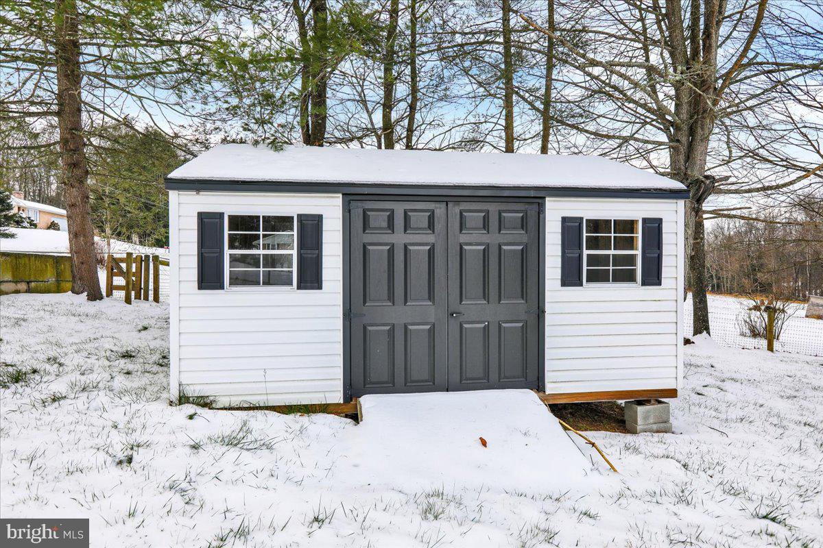 65 Mexico Road Pine Grove, PA 17963 - Photo 33 of 40 a view of a house with a snow in the yard