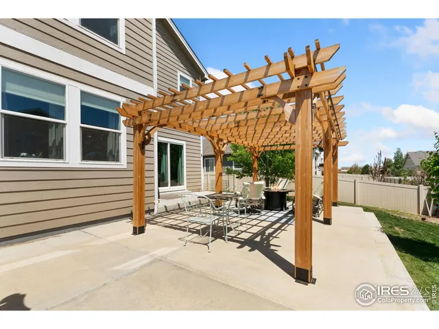 a view of a city from a terrace