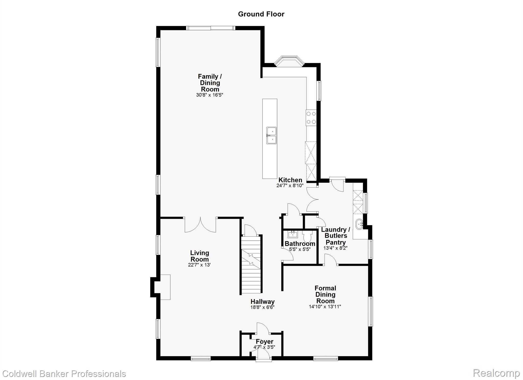 558 Lincoln Road Grosse Pointe, MI 48230 - Photo 46 of 47 Floor Plan 1st floor