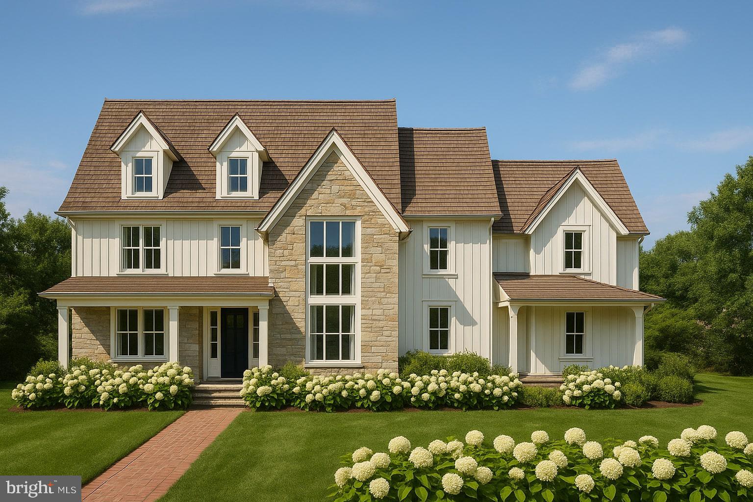 3 Timber Mill Lane, Unit SILENZIO Landenberg, PA 19350 - Photo 38 of 40 a front view of a house with lots of flowers around