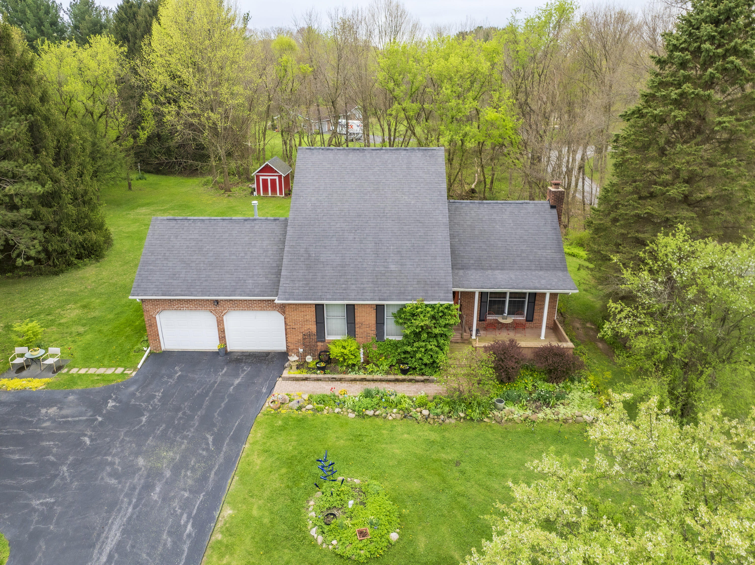 328 East Tratebas Road Valparaiso, IN 46383 - Photo 2 of 48 a aerial view of a house