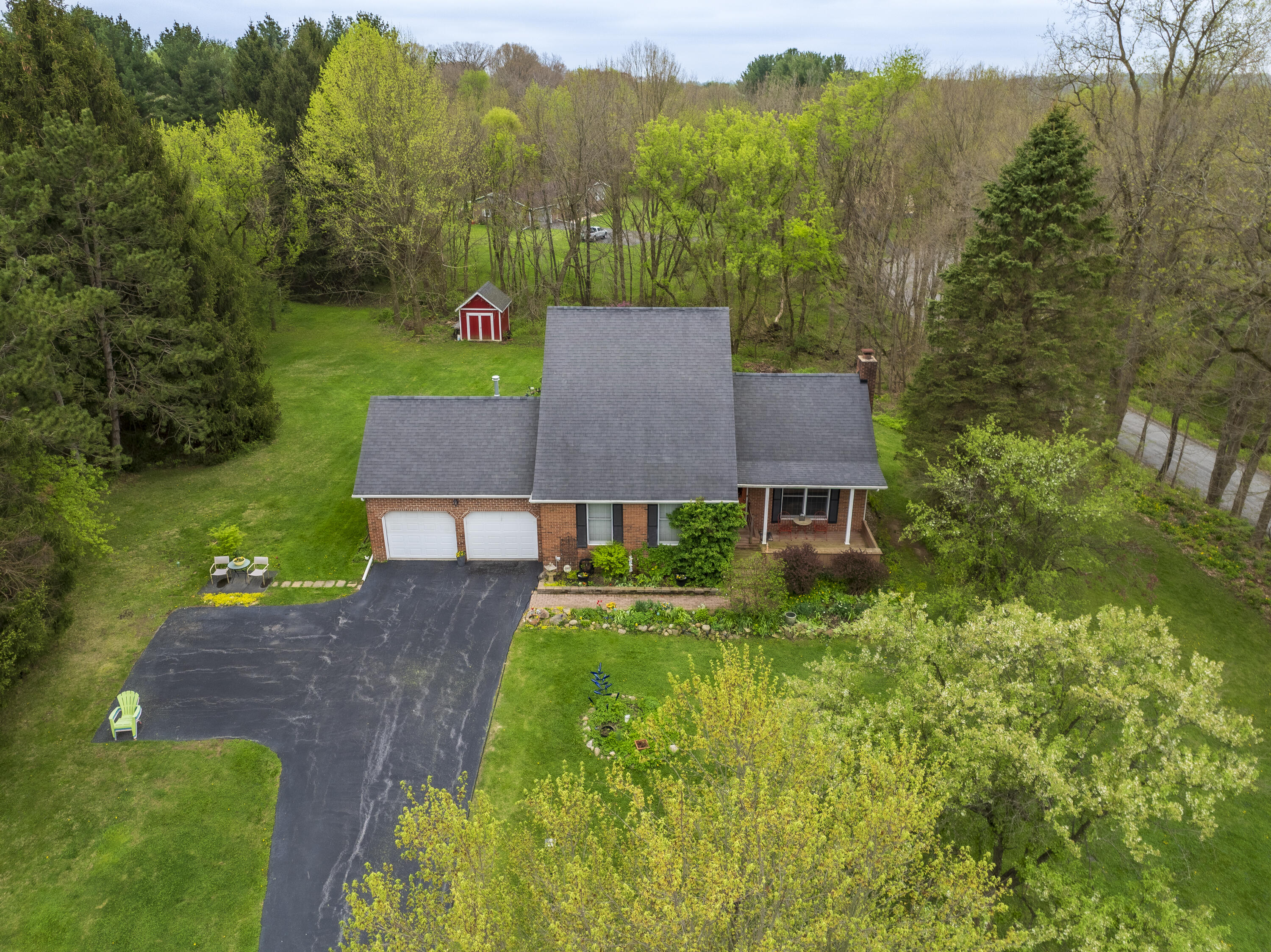 328 East Tratebas Road Valparaiso, IN 46383 - Photo 30 of 48 an aerial view of a house