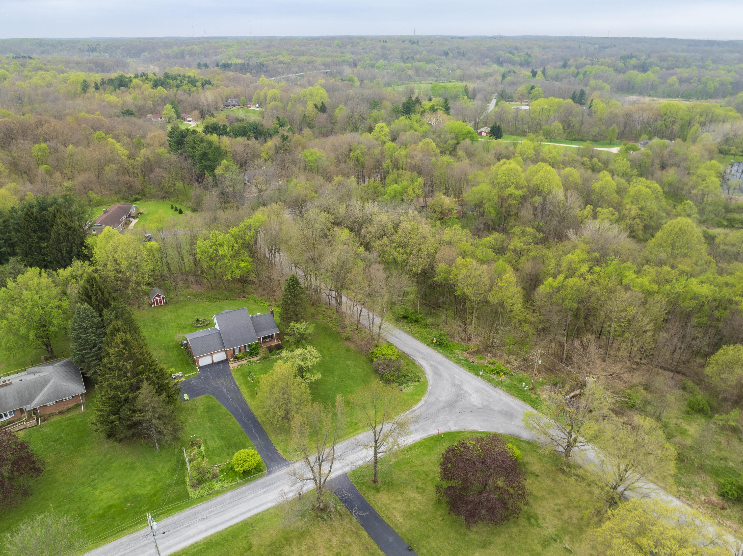 328 East Tratebas Road Valparaiso, IN 46383 - Photo 37 of 48 an aerial view of a house with a yard