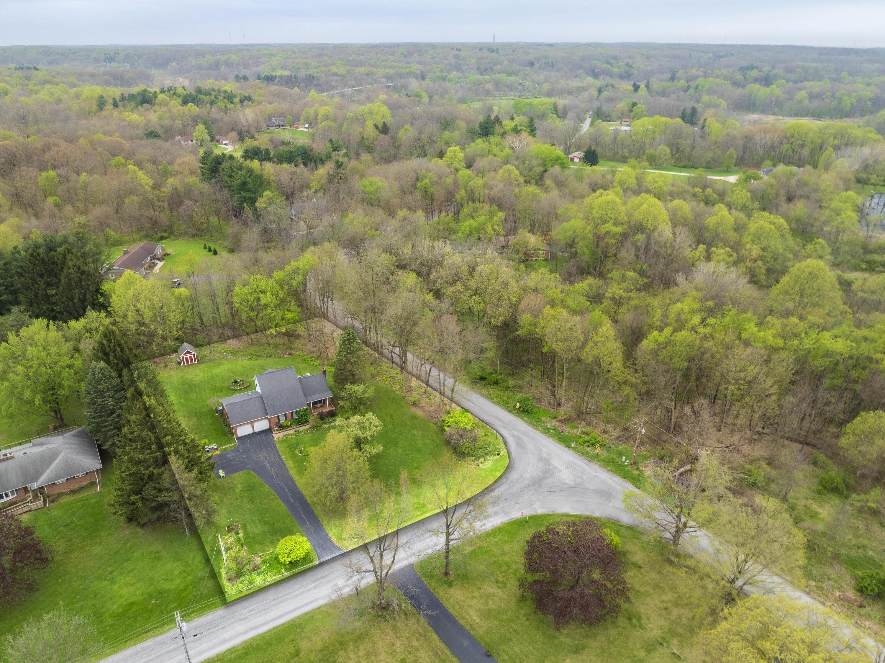 328 East Tratebas Road Valparaiso, IN 46383 - Photo 39 of 48 an aerial view of residential house with outdoor space