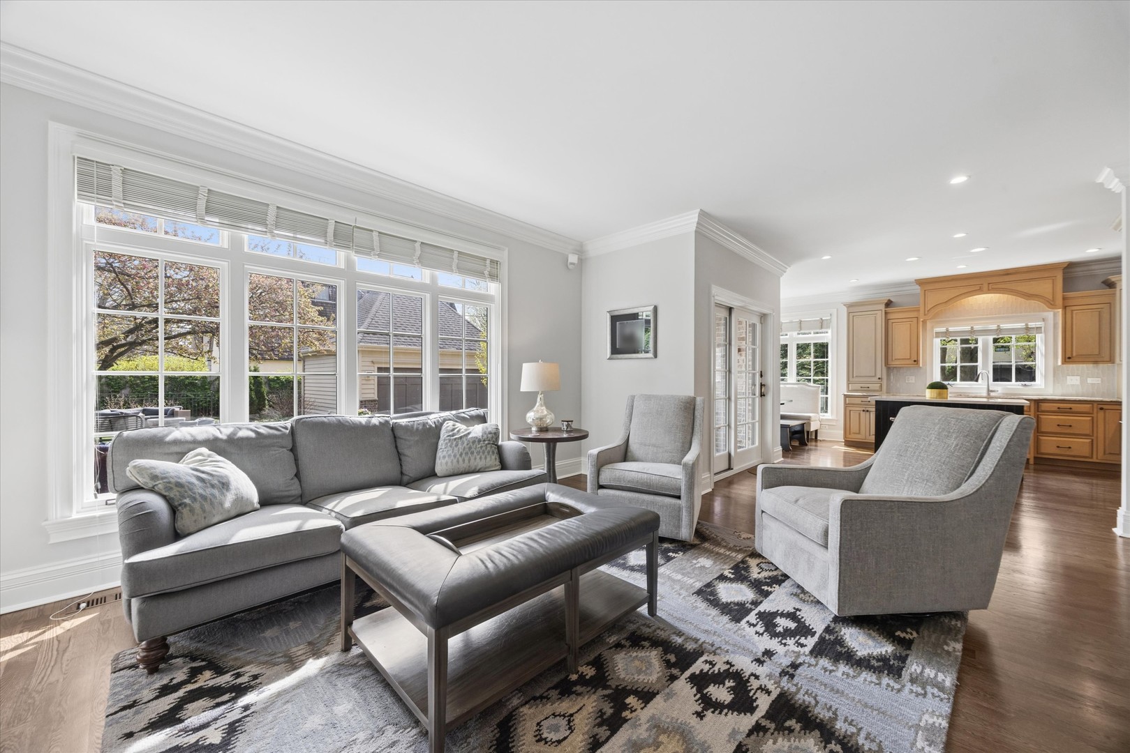 405 Phillippa Street Hinsdale, IL 60521 - Photo 21 of 44 a living room with furniture and a large window
