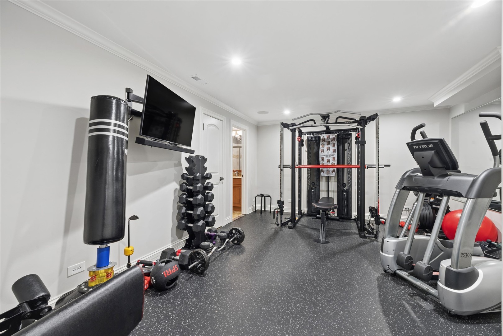 405 Phillippa Street Hinsdale, IL 60521 - Photo 37 of 44 a view of a room with gym equipment